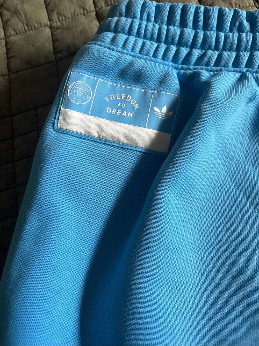 Adidas Men’s Athletic Shorts in Light Blue - Picture 6 of 7